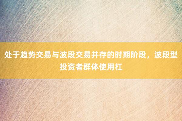处于趋势交易与波段交易并存的时期阶段，波段型投资者群体使用杠